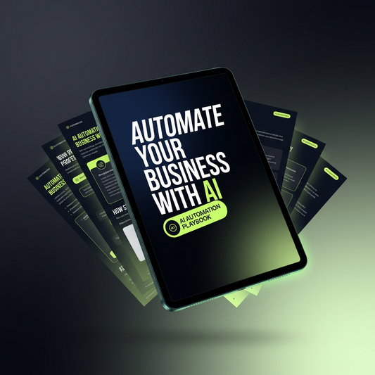 Automate Your Business With AI - digital guide mockup
